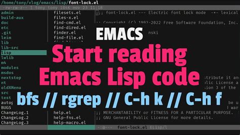 emacs lisp code.